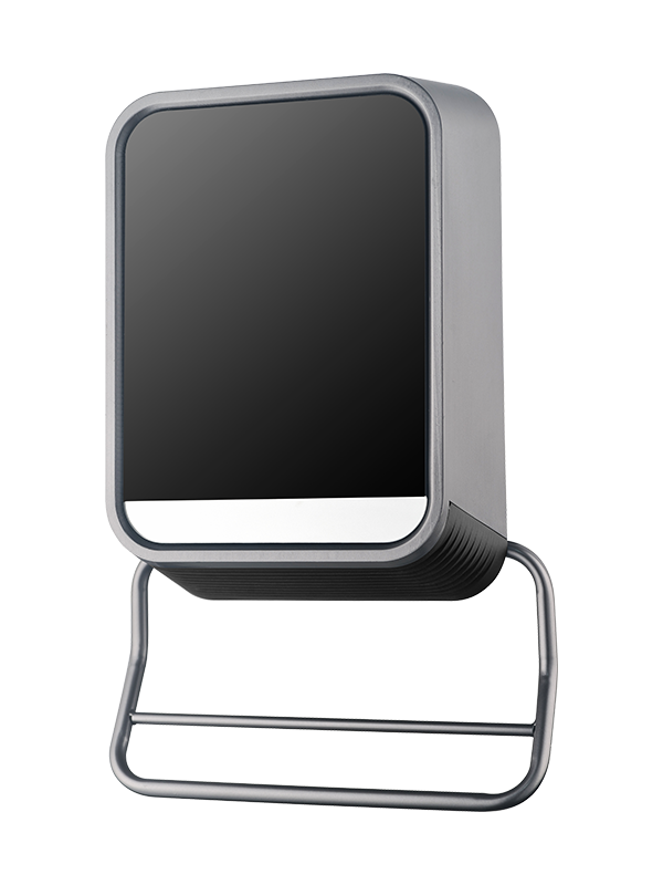 HBH-2006B 1000W/2000W Glass Panel Waterproof Bathroom Heater na may Towel Rack